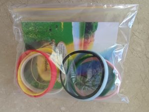 Coloured Wrist bands