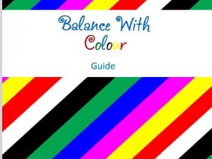 Balance With Colour: Guide (eBook)