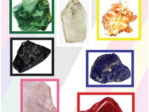 Balance with Colour Precious Stones A1 Poster